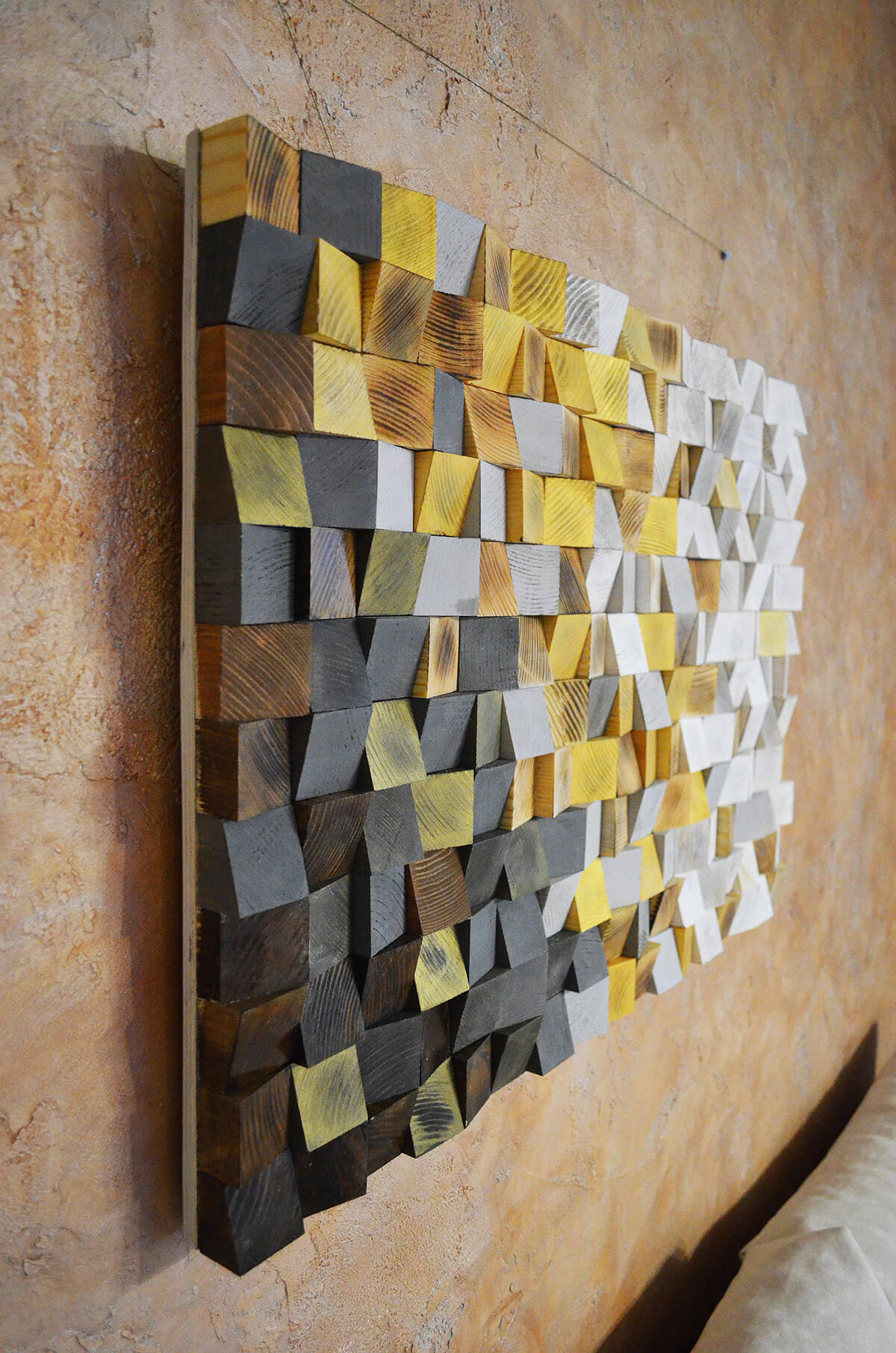 Geometric Pine Wooden Wall Art
