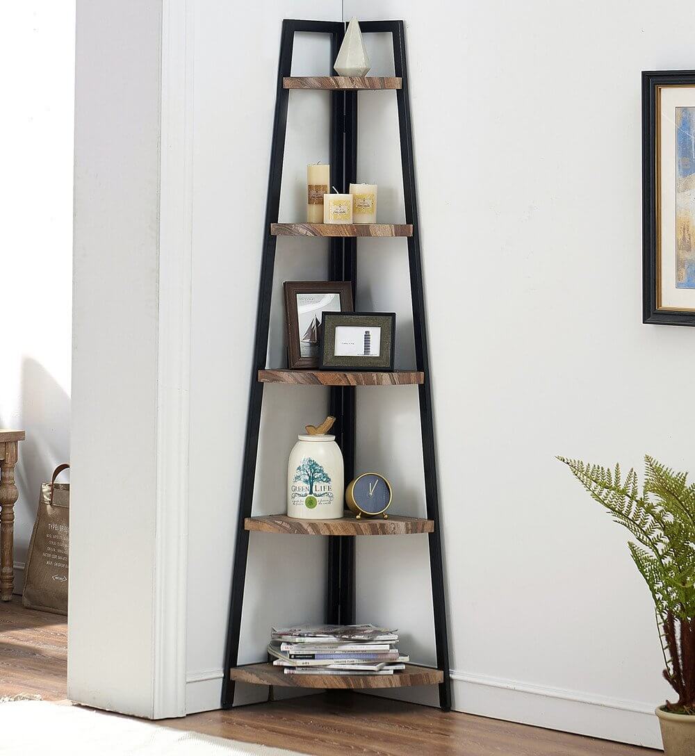 corner shelf decor ideas