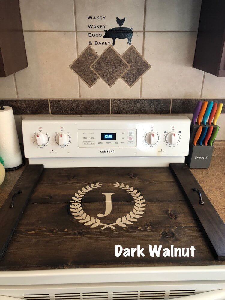 Clever Country Farmhouse Style Stove Top Protector
