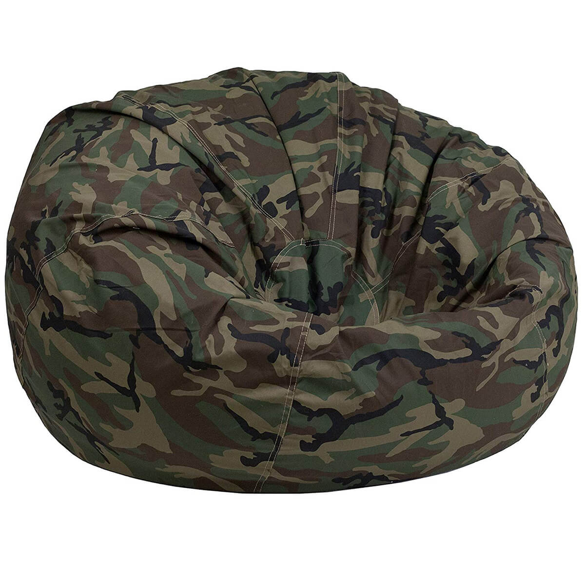 Flash Furniture Camouflage Oversized Bean Bag Chair for Kids