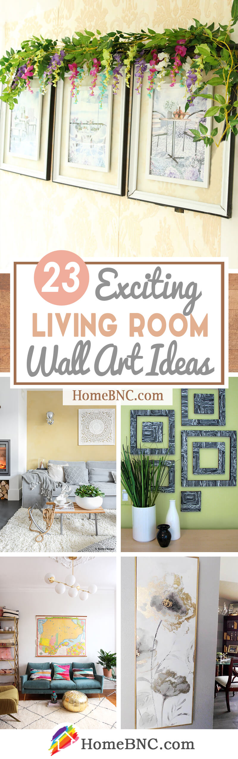 Living Room Wall Art Ideas — Homebnc