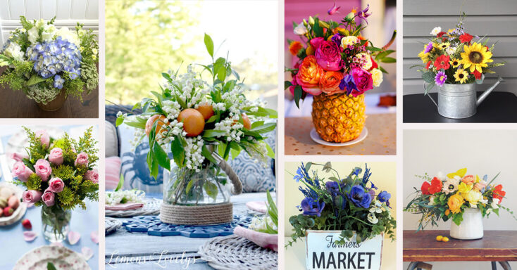 Featured image for 25 Beautiful Summer Flower Arrangement Ideas to Add Color for the Season