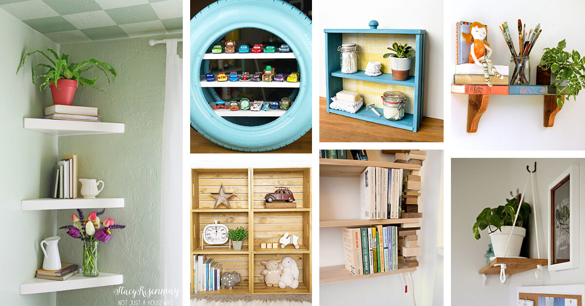 Unique DIY Shelf Ideas — Homebnc