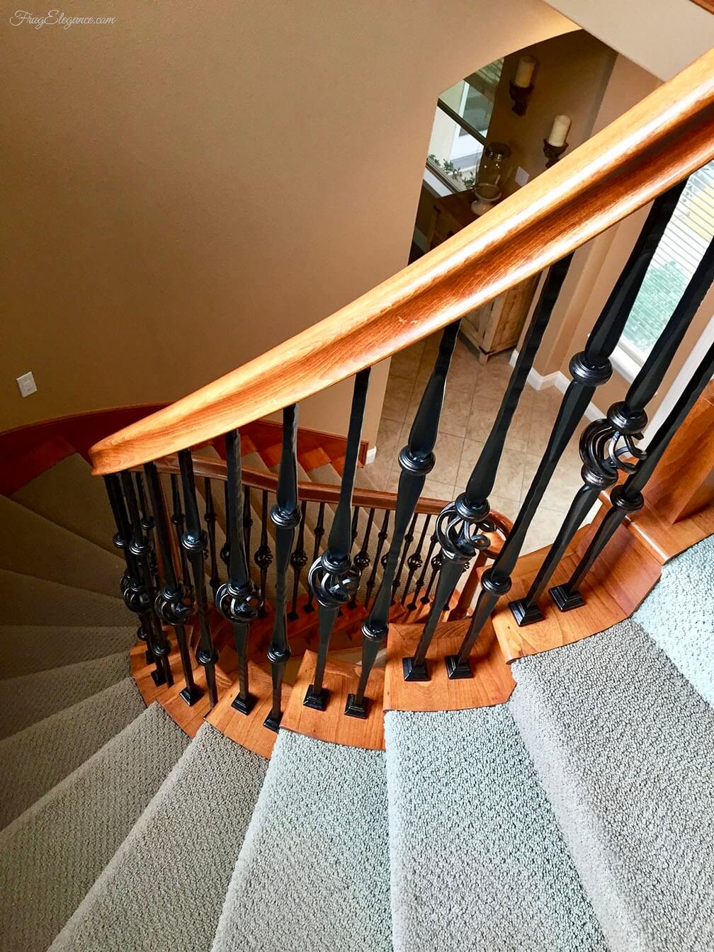 Do It Yourself Complete Stairwell Makeover