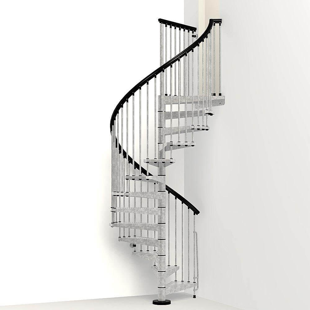 Galvanized Steel Outdoor Spiral Stair Kit