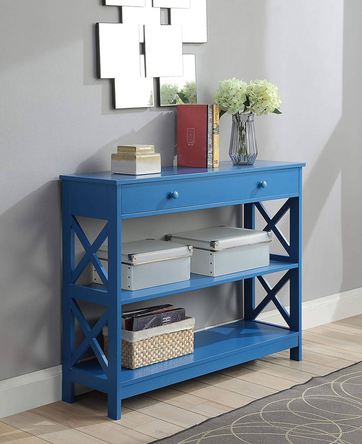 Vivid and Colorful Oxford Console Table