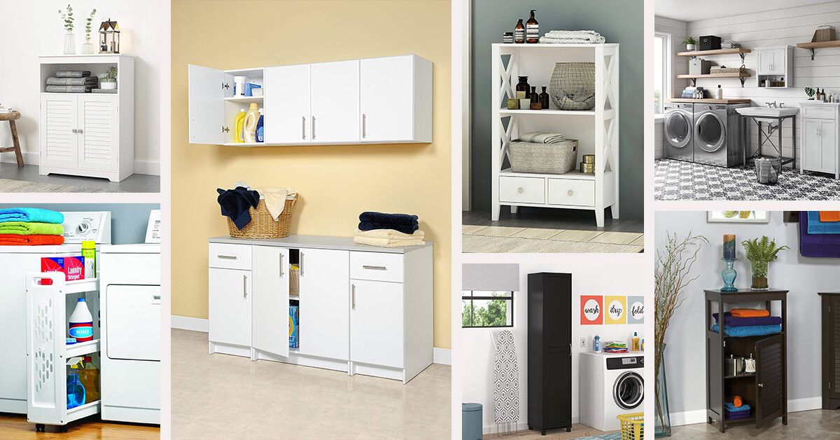 Featured image for “30 Best Laundry Room Cabinets to Save Space with Style”