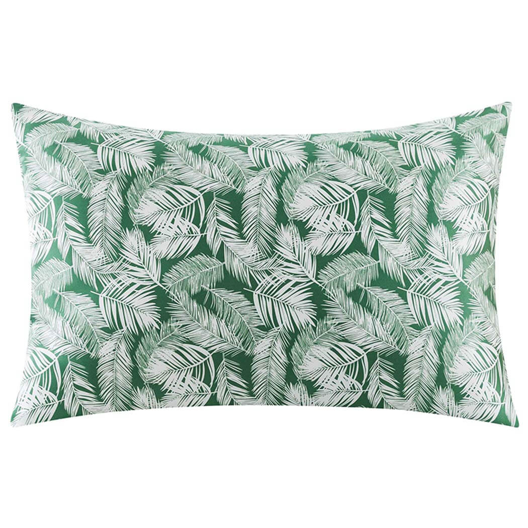 green silk pillowcase