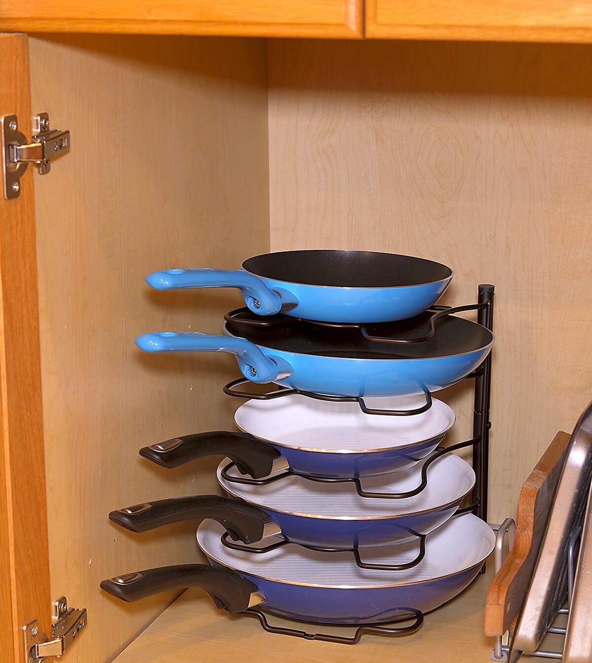 Rack Organizer for Pots and Pan Lids