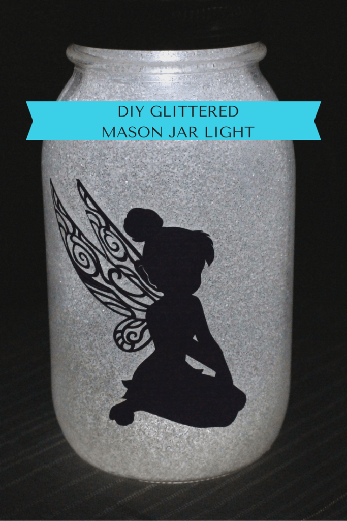 DIY Glittery Mason Jar