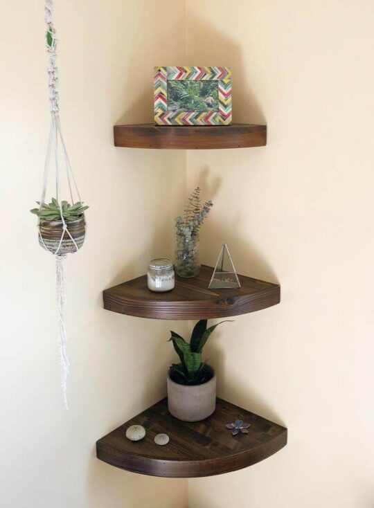 19 Best Design Ideas for DIY Corner Shelves in 2024