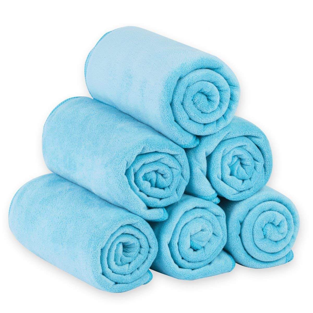 12 new white 22x44 bath towels gym tanning best discount regal crest cottonblend 