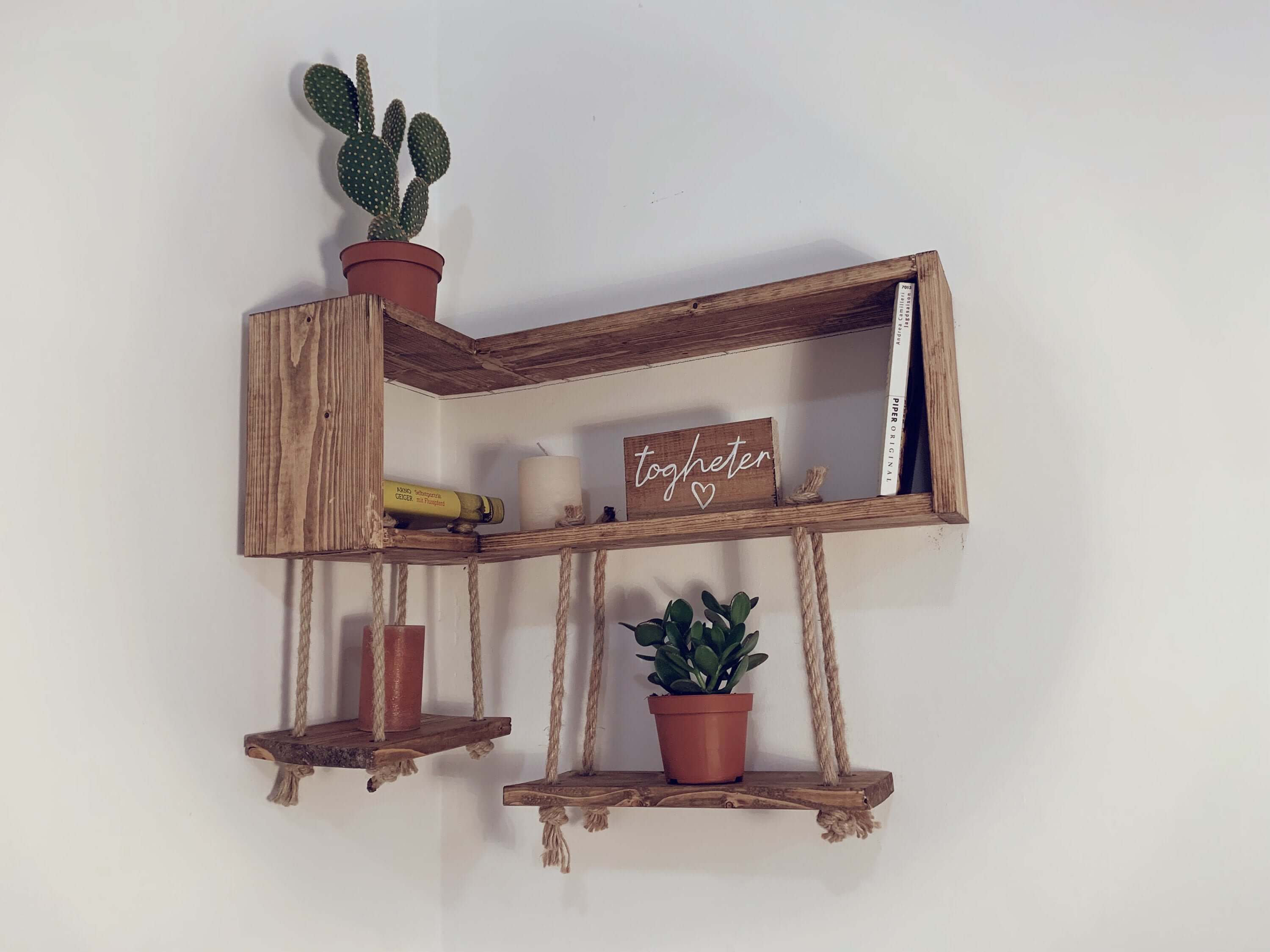 Sweet and Unique Shelves with a Swing