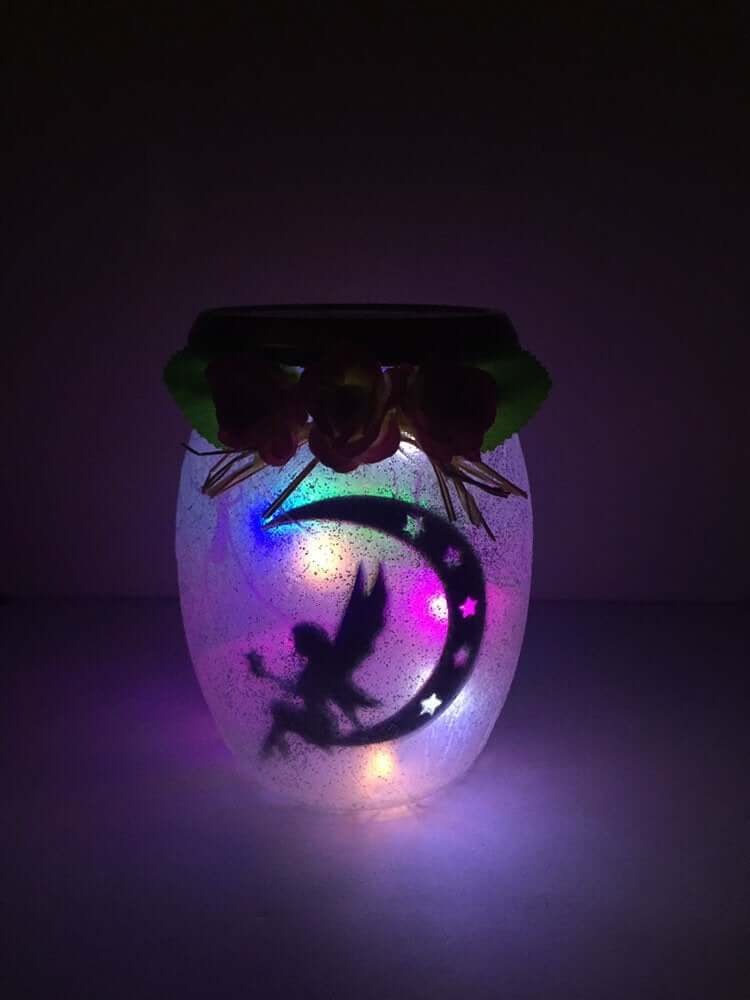 Multicolored Mystical Fairy Jar Craft
