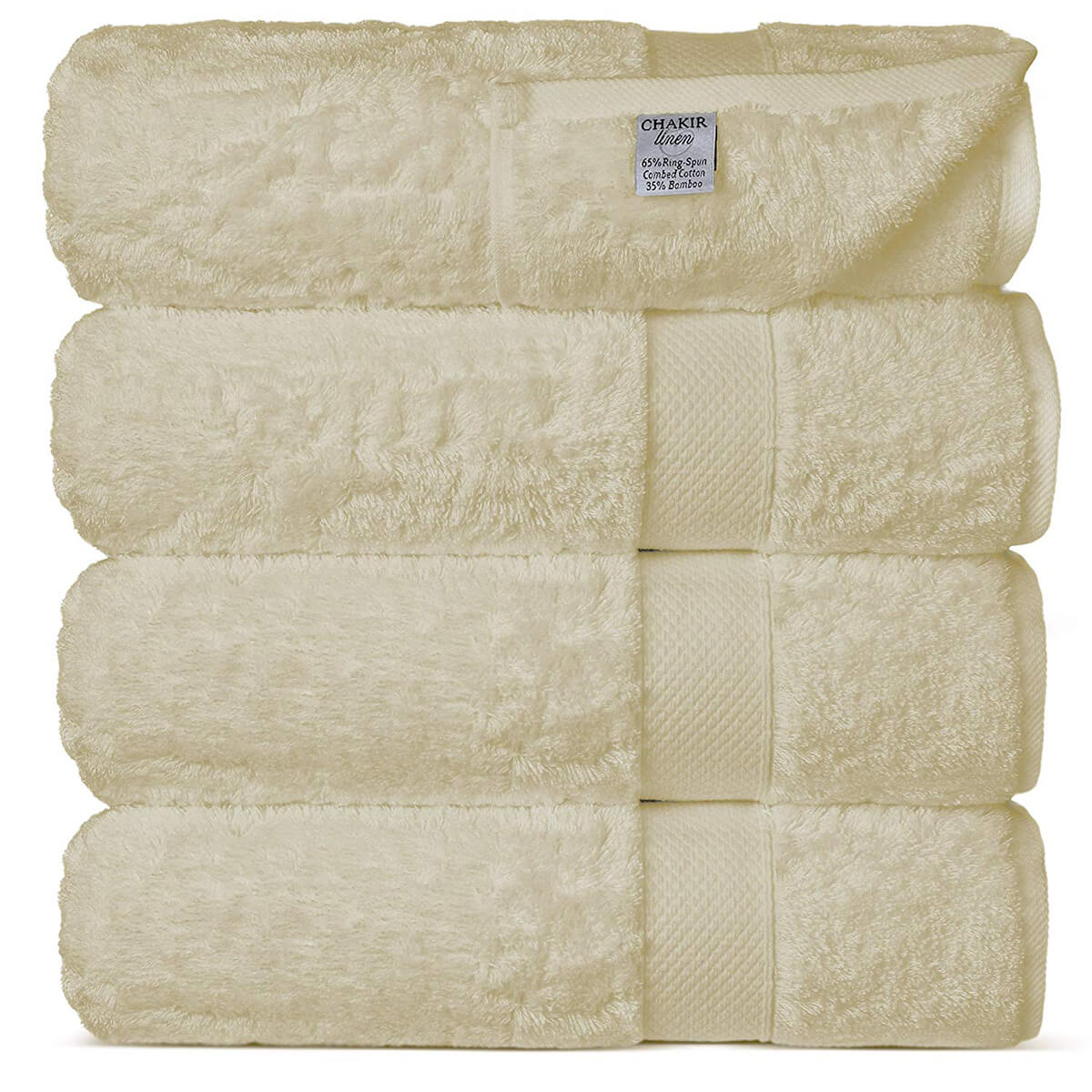 Cream 100% Egyptian Cotton Towel Bale 550 GSM Towel Set Bathroom 6 & 8 Piece Set