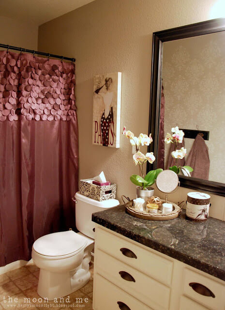 A Glam Bathroom Makeover on a Budget