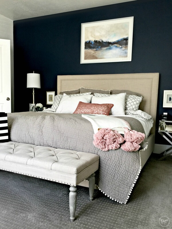 Navy Blue and Grey Bedroom Ideas: A Guide to Create a Serene and ...