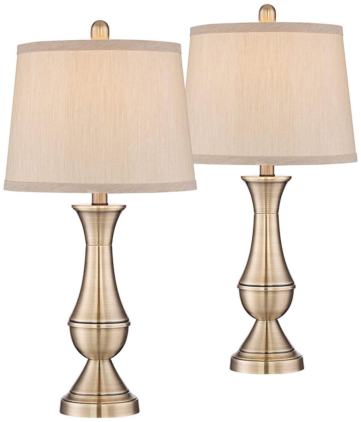 Set of Two Traditional Table Lamps