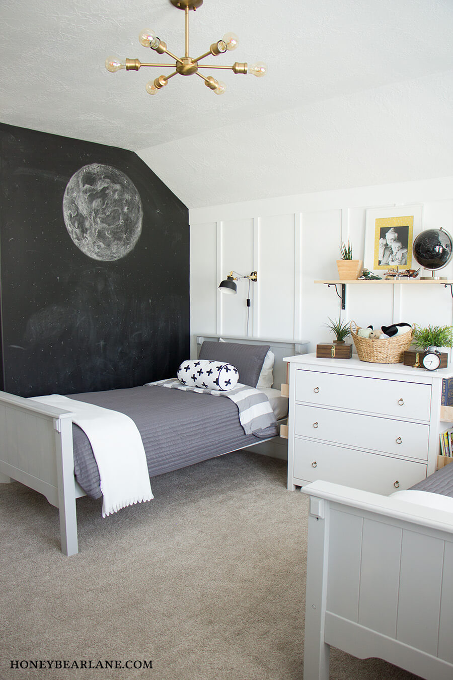Out of This World Chalkboard Accent Wall