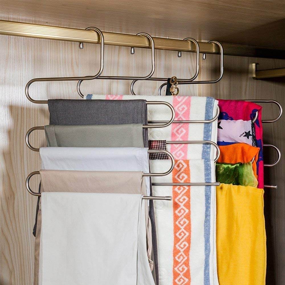 Amazing Four-Layer Closet Hangers