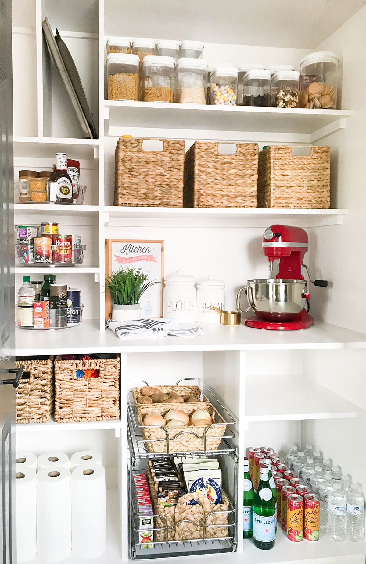 Shelving design for pantry