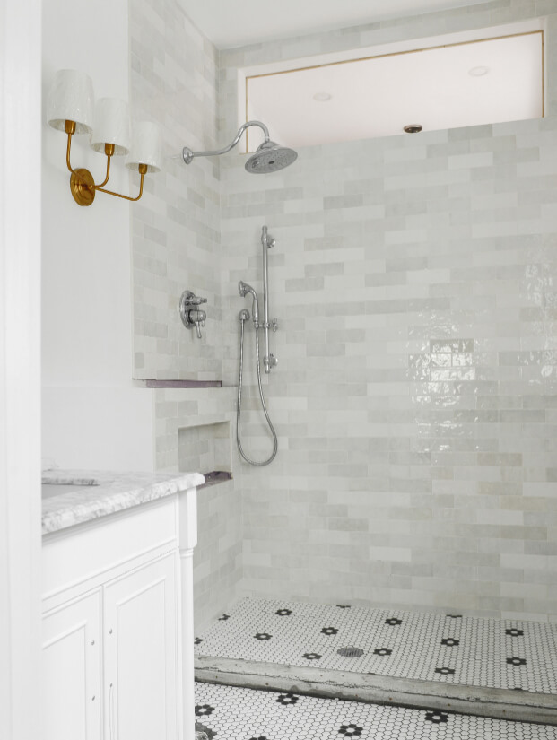 Floor To Ceiling Tile Shower Remodel Idea Homebnc