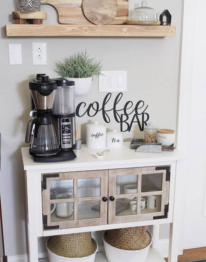 28 Best Coffee Bar Ideas To Kickstart Your Days In 2021