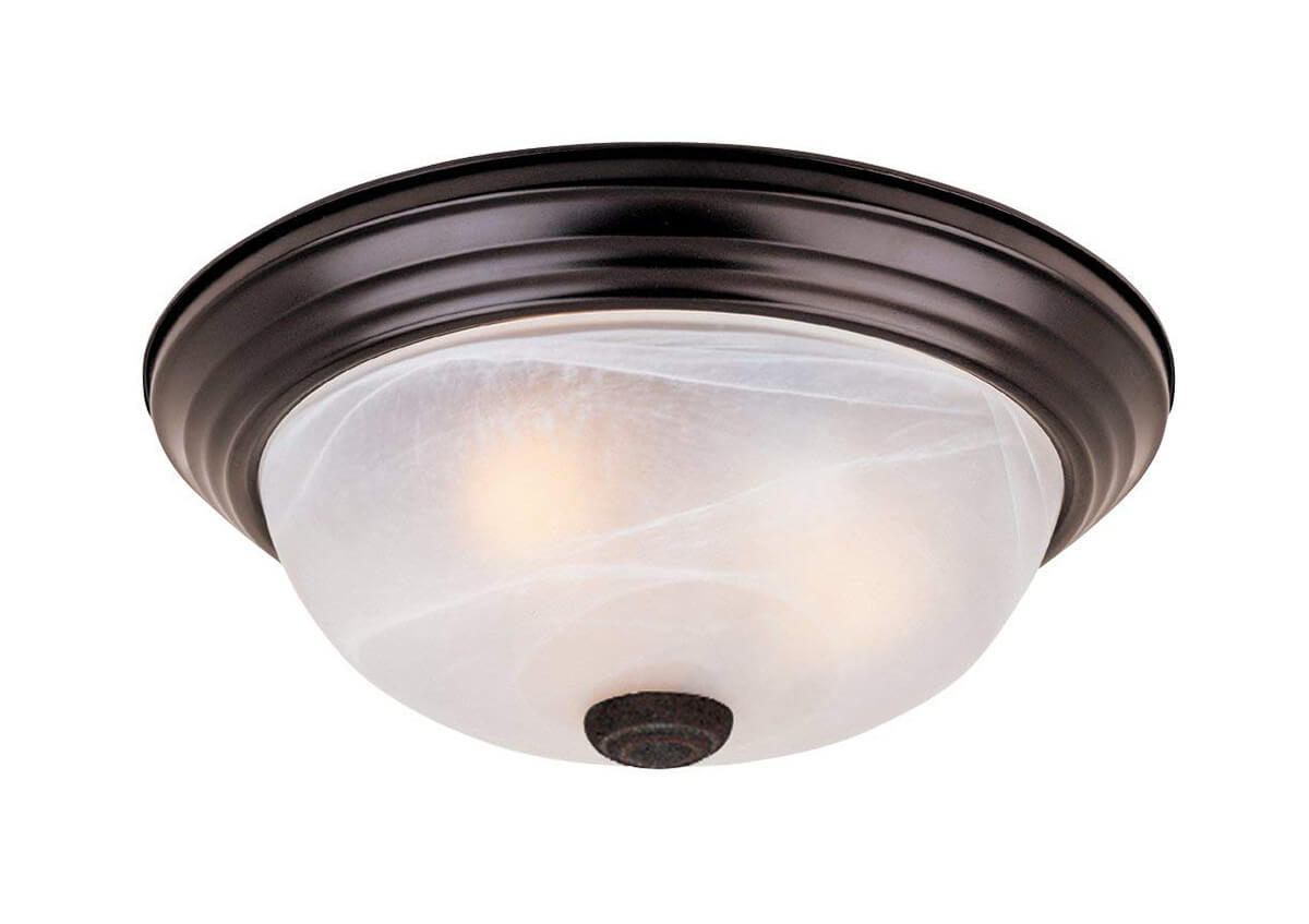 Frosted Multi-Bulb Ceiling Sconce