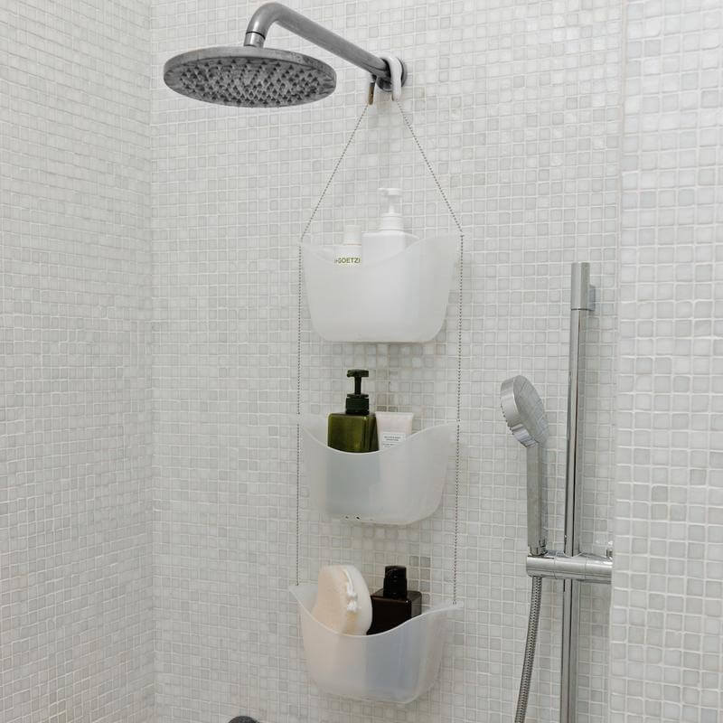 bathroom storage in shower