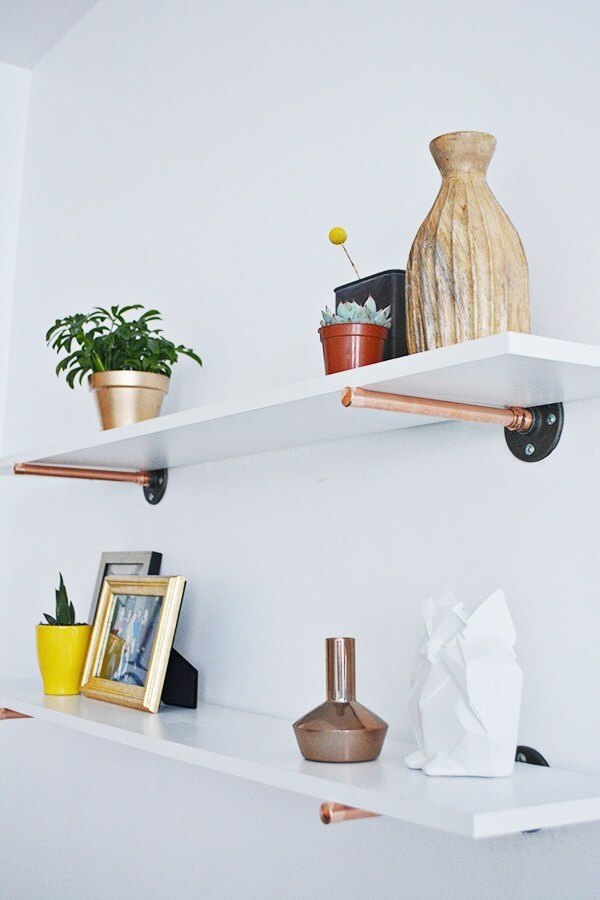 17 Best Diy Pipe Shelves For Budget Friendly Organizing In 2020