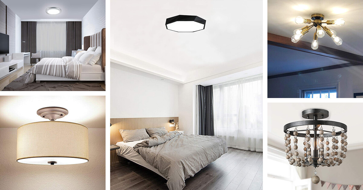 28 Best Bedroom Ceiling Lights To, Bedroom Ceiling Lights Drum Style Light Fixtures