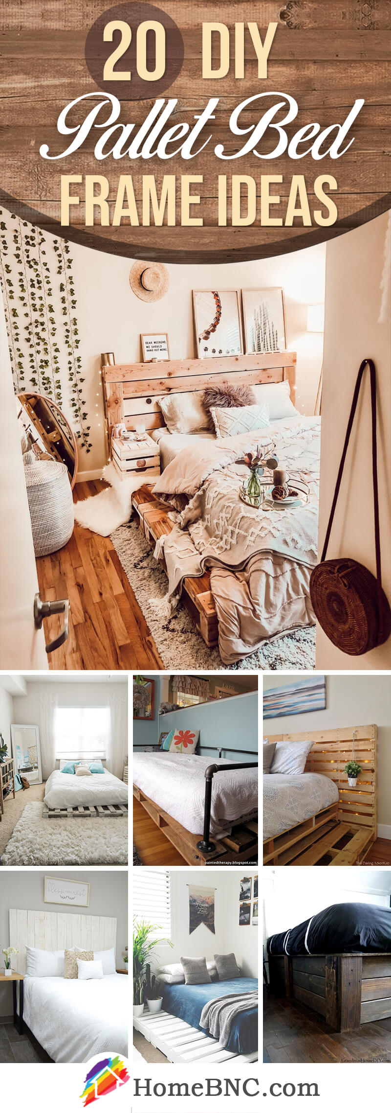 20 Best DIY Pallet Bed Frame Ideas to Update Your Bedroom in 20