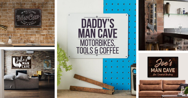 28 Best Man Cave Signs To Create An