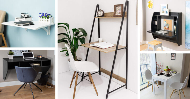 Featured image for 21 Practical Wall Desk Ideas for Serious Space-saving