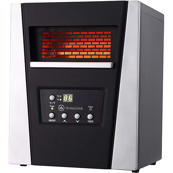 Homegear 1500W Infrared Electric Portable Space Heater