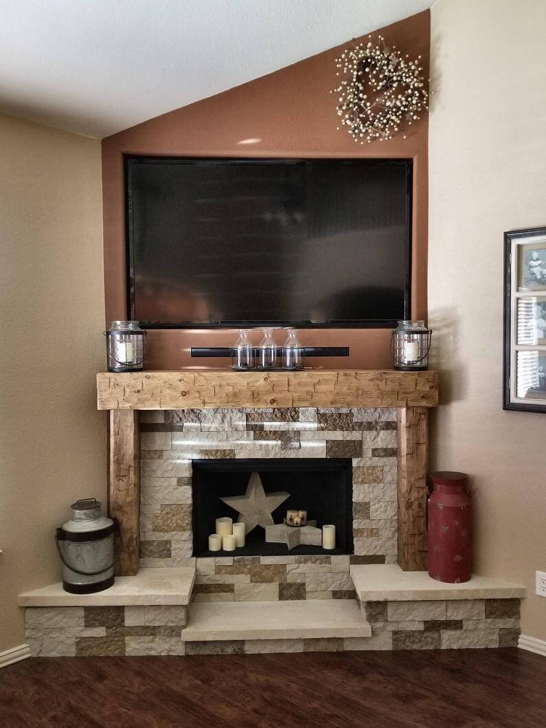 Rustic Corner Fireplace – Fireplace Guide by Chris