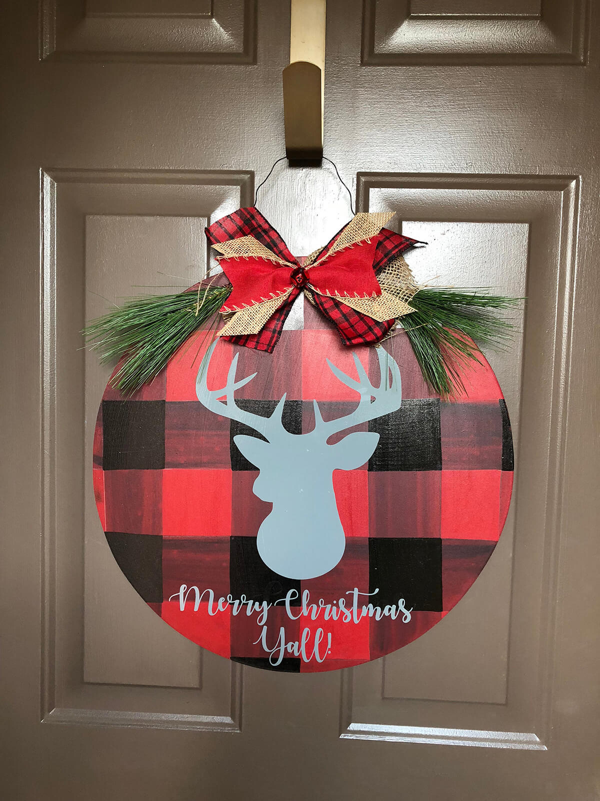 38+ Reindeer Christmas Door Decoration 2021