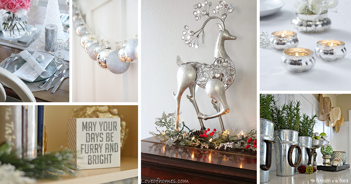 Featured image for “30 Silver Christmas Decoration Ideas to Sparkle Up Your Holiday”