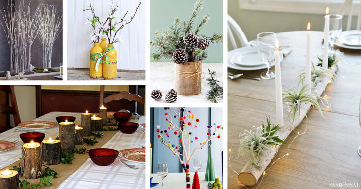 Featured image for 26 Beautiful Tree Branch Centerpieces You’ll Want to Stick on Your Table
