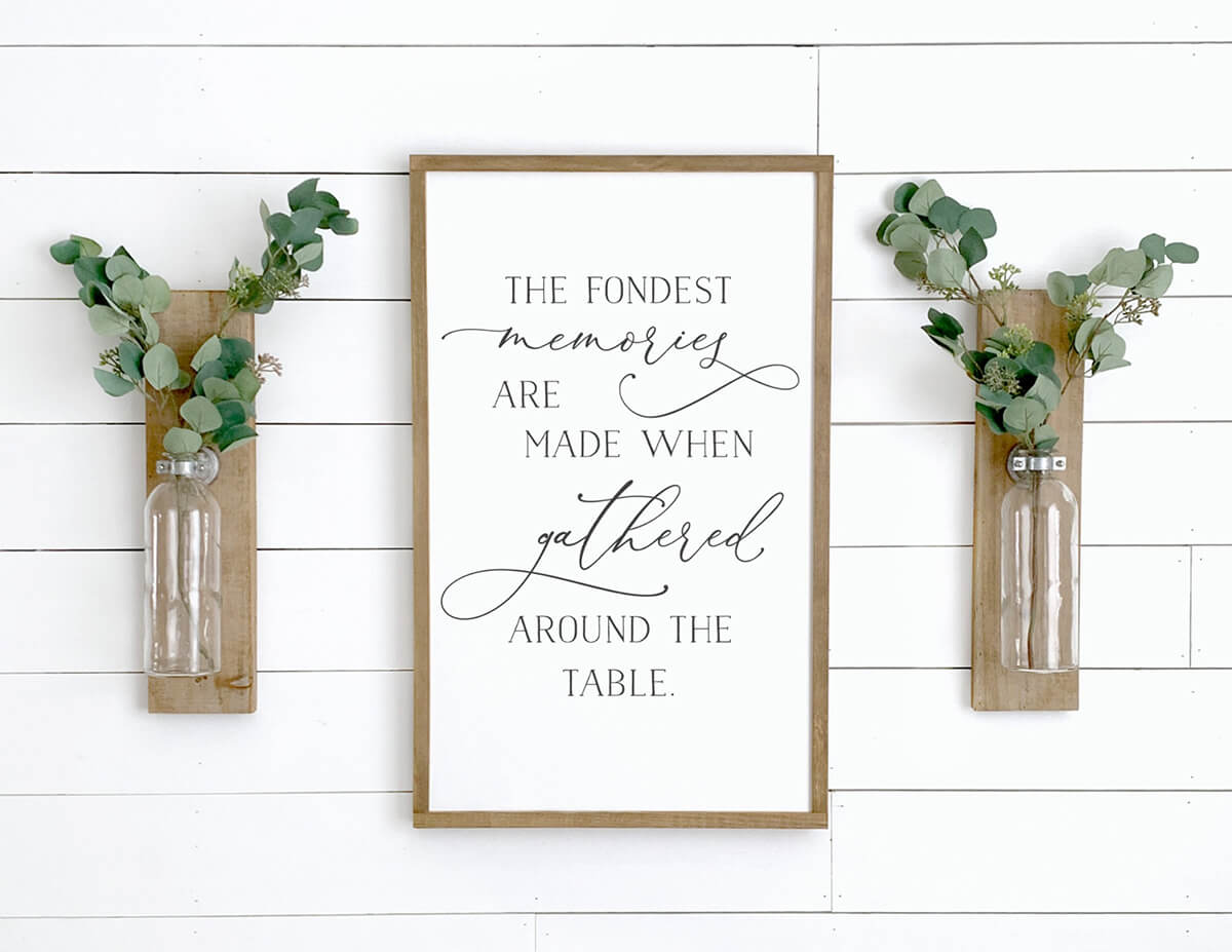 dining room sign ideas