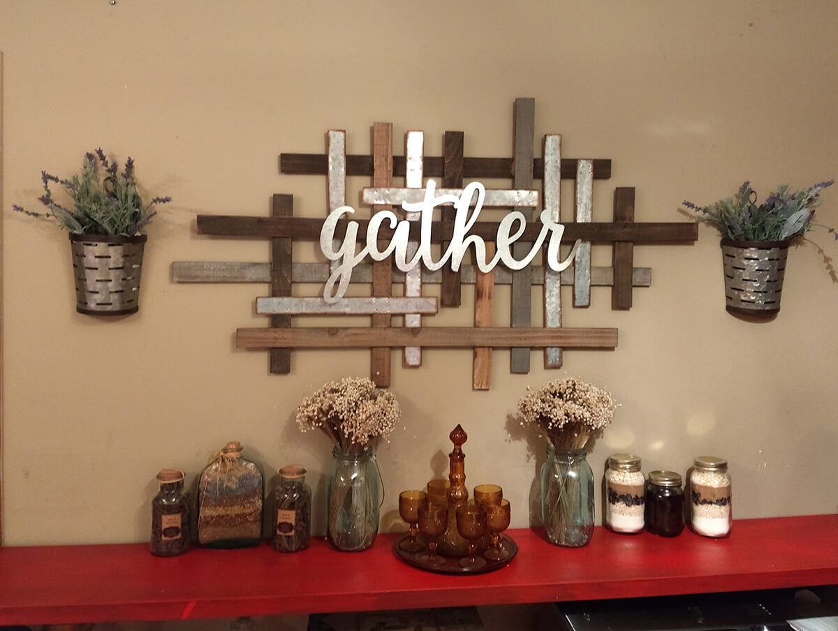 Gather Attention with Geometric Modern Farmhouse Decor