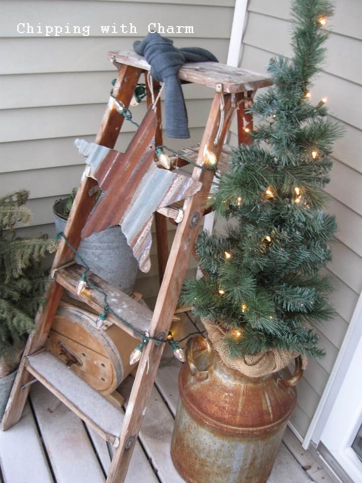 Perfect Milk Can Christmas Tree Stand