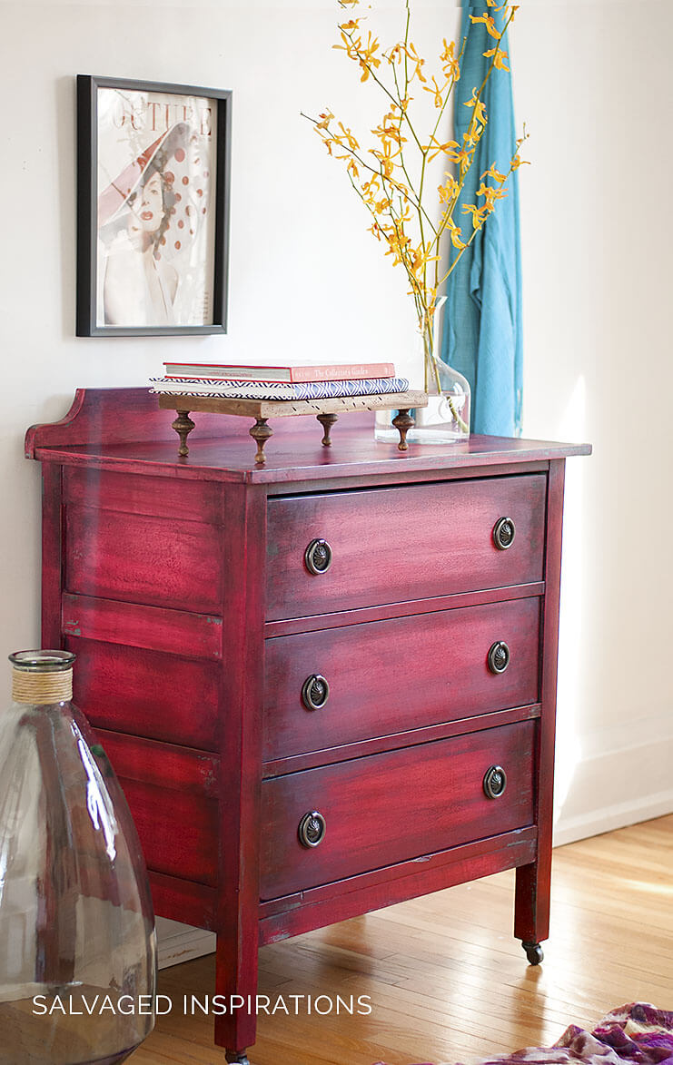 How To Blend Paint On Furniture - Salvaged Inspirations