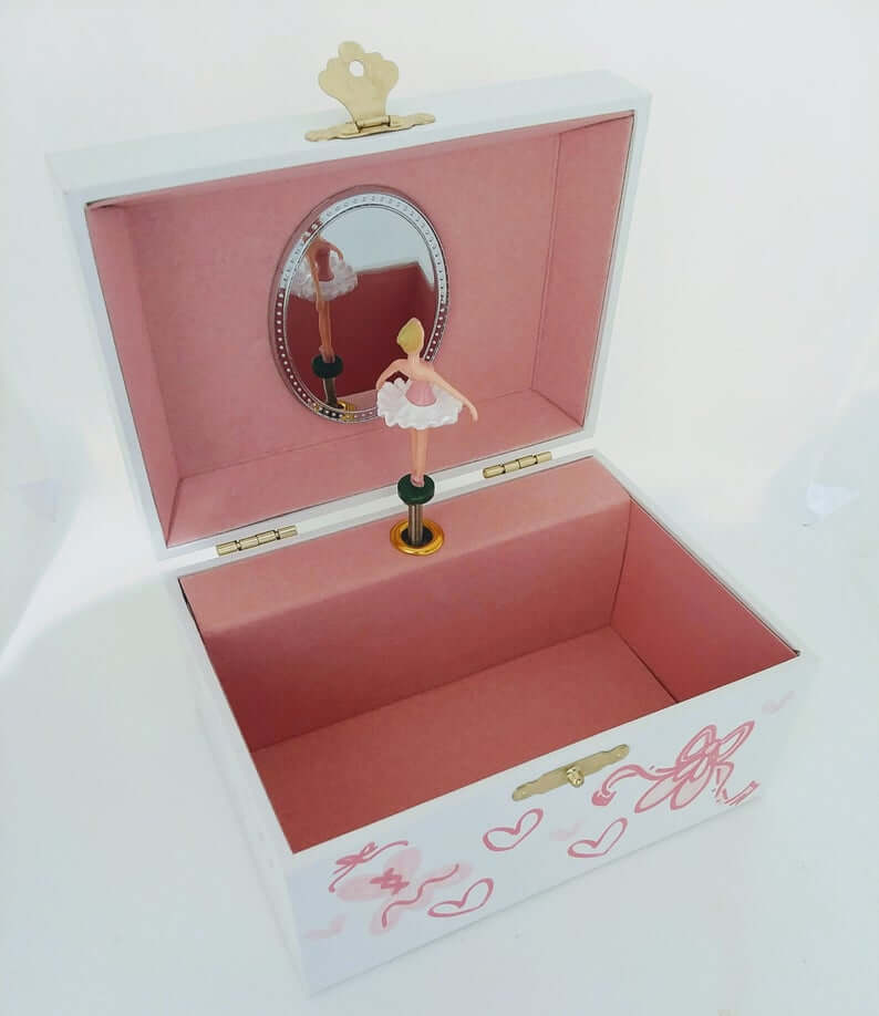 Personalized Musical Jewelry Box with Twirling Ballerina