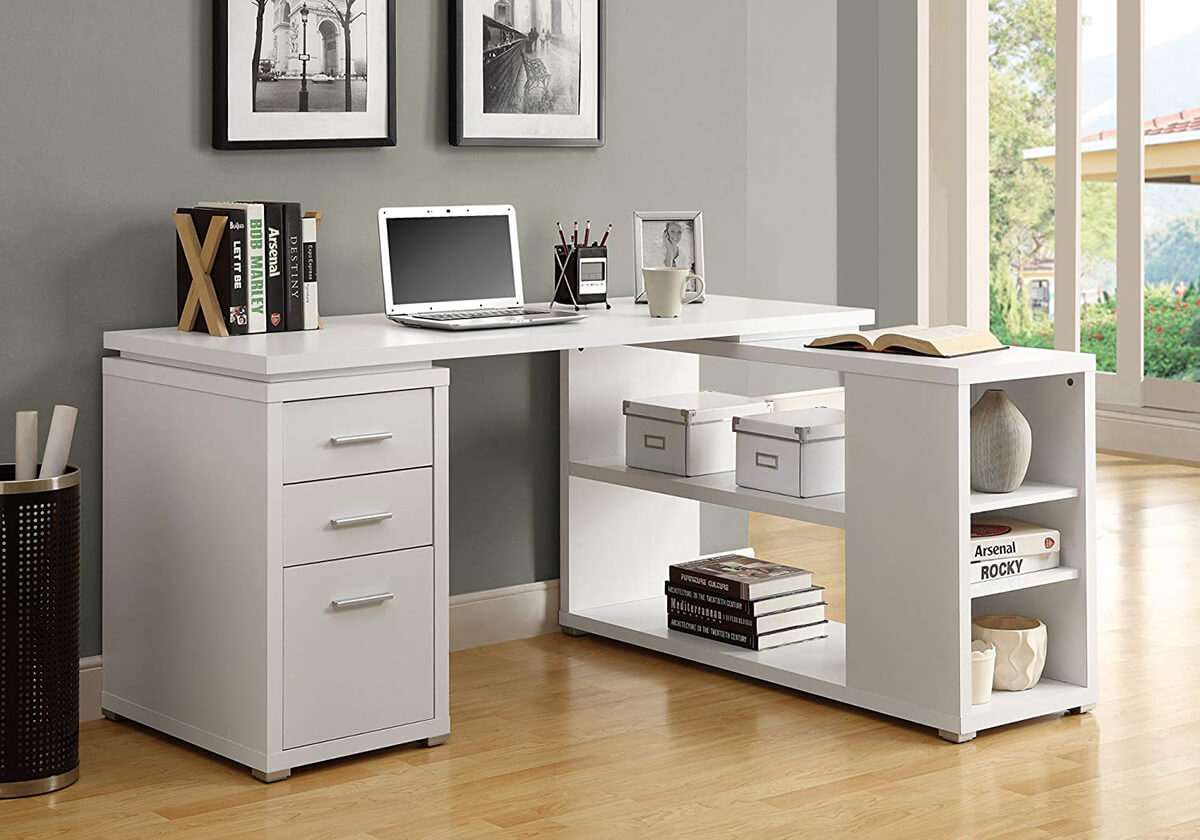 30 Best Office Desk Storage Ideas To Keep Your Space Productive In