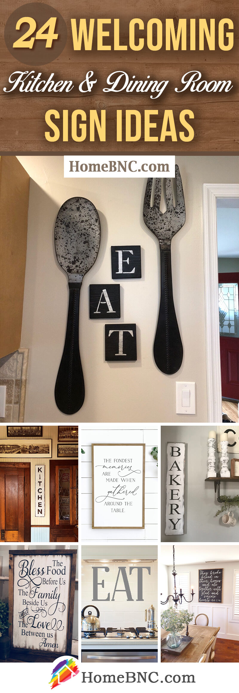 Best Kitchen And Dining Room Sign Ideas