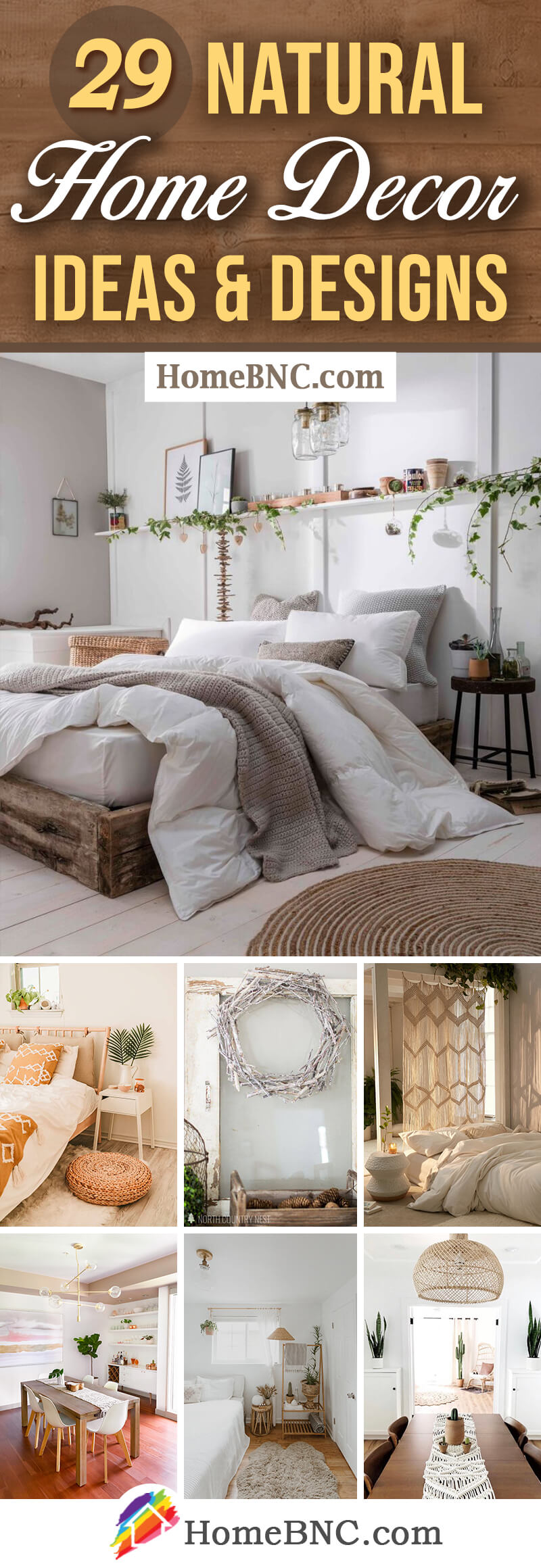 29 Best Natural Home Decor Ideas For Every Room In 2021 - Chic Home Decor Ideas