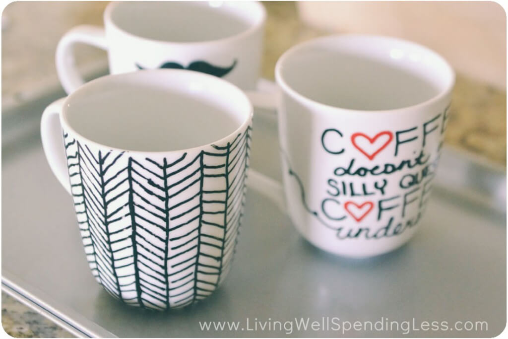 Cute and Easy Chevron Pattern Mug