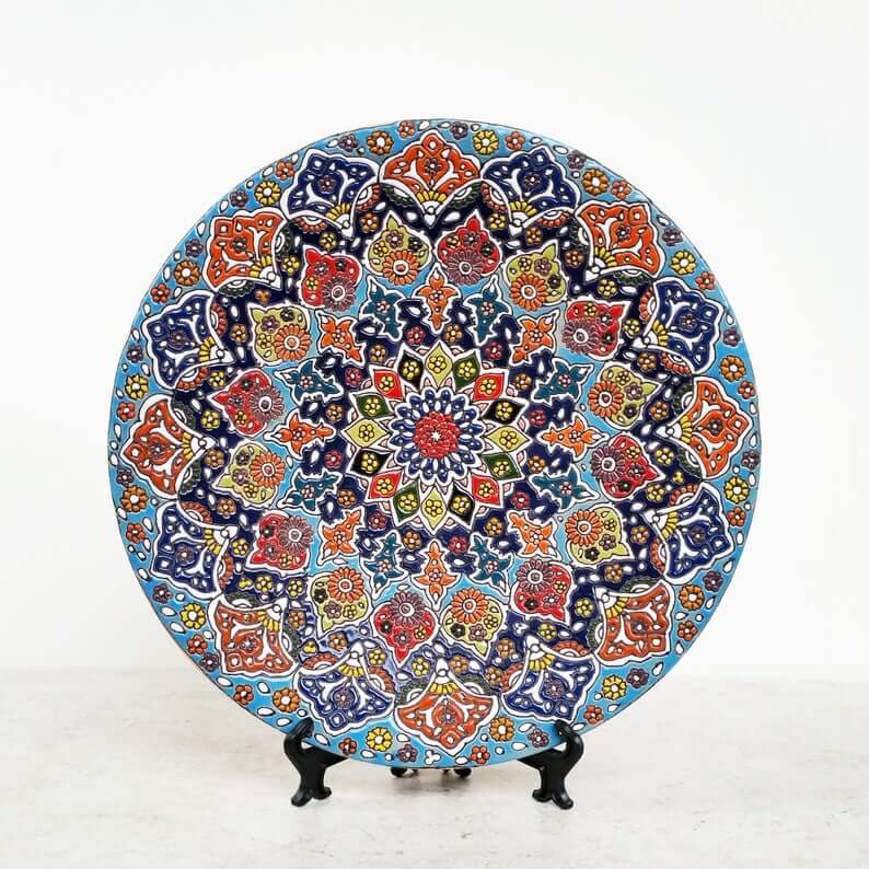 Intricate Handmade Ceramic Pottery Decor