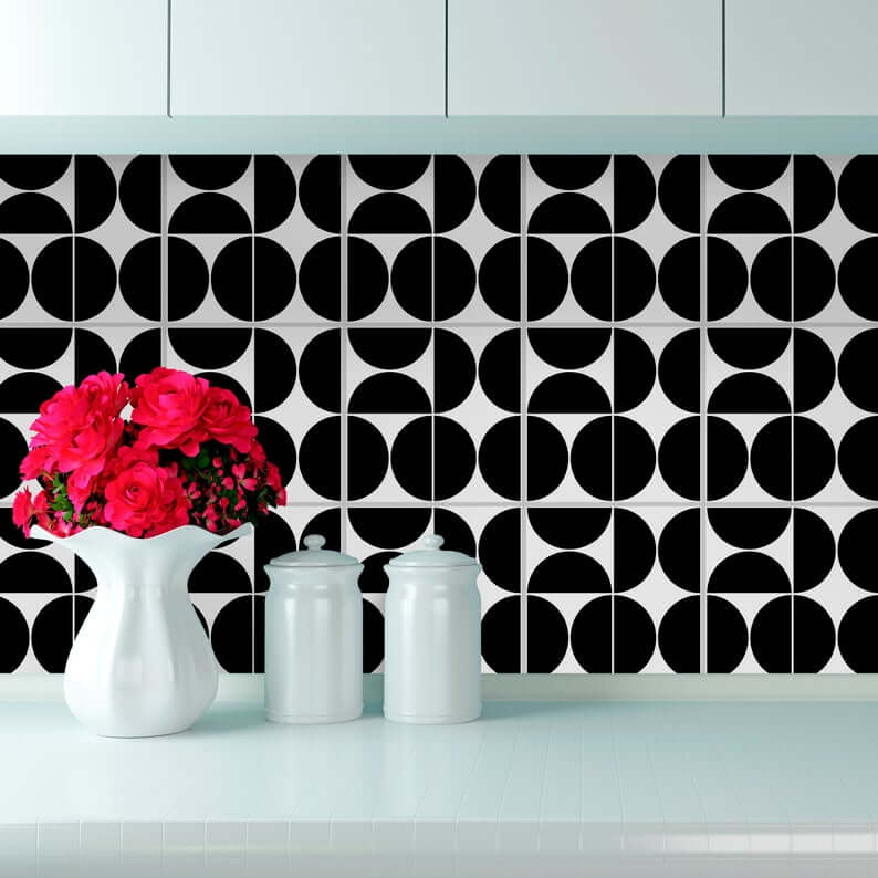 Black and White Tile